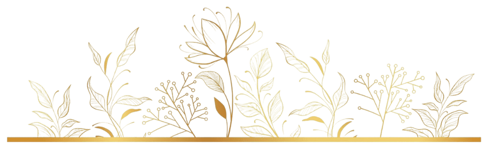 Coaching & Mentoring 5 decorative floral gold composition top