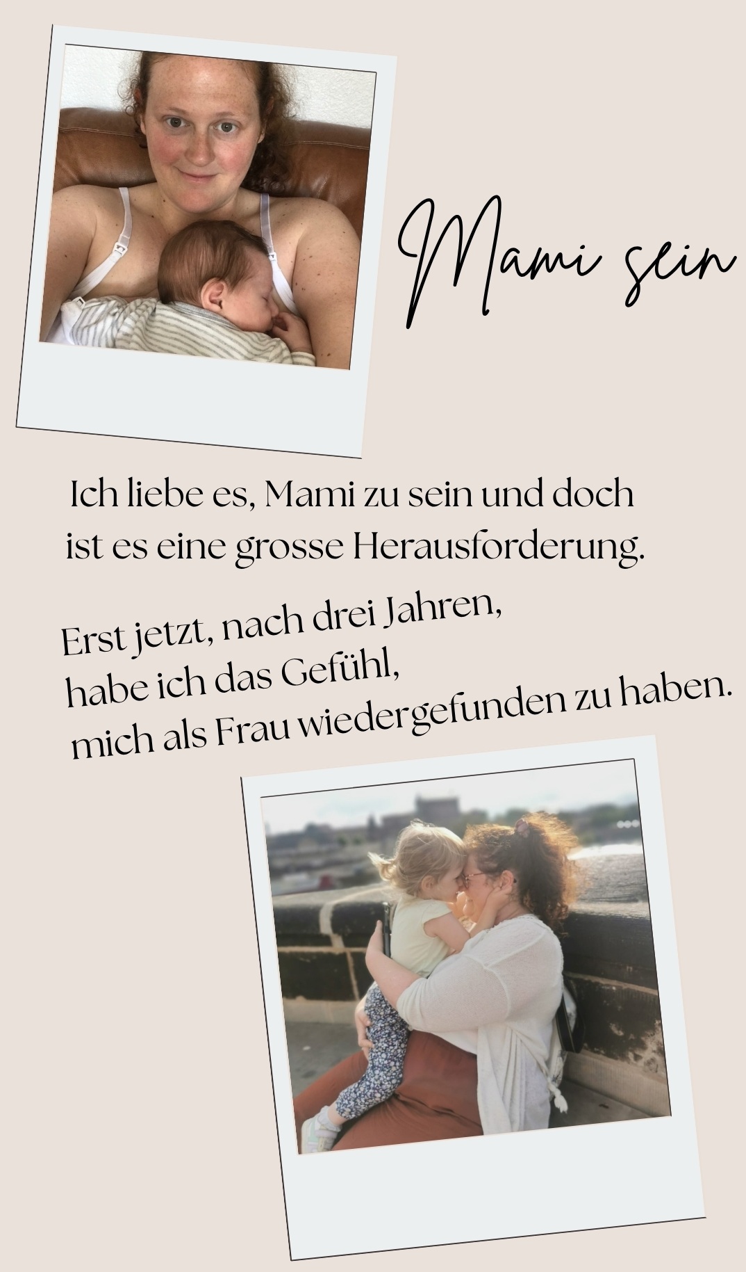 Über mich 3 Mami sein